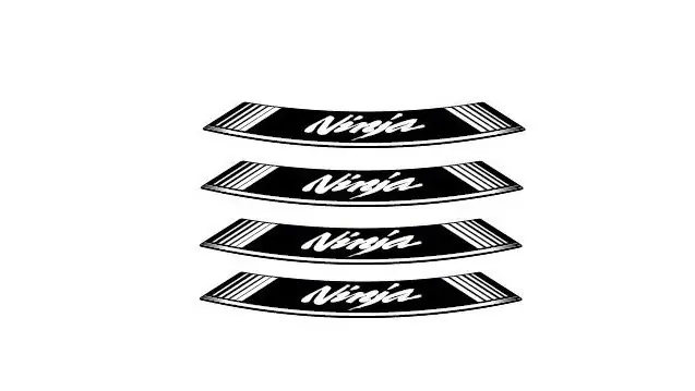 Puig Velg stickers Kawasaki Ninja / H2 / 250R / 300 / 400 / 650 vanaf 2008 Alleen Vandaag